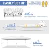 imageVINGLI 10x20 Pop Up Canopy with Sidewalls Wheeled Bag Easy Up Canopy Tent with Nettings Screened in Gazebo for Camping Screened Canopy Blue 10x20White
