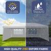 imageVINGLI 10x20 Pop Up Canopy with Sidewalls Wheeled Bag Easy Up Canopy Tent with Nettings Screened in Gazebo for Camping Screened Canopy Blue 10x20White