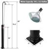 imageVINGLI 7FT Solar Heated Shower Pool Solar Shower Kit with Shower Head for Outdoor Backyard Poolside Beach Pool SpaBlack