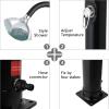 imageVINGLI 7FT Solar Heated Shower Pool Solar Shower Kit with Shower Head for Outdoor Backyard Poolside Beach Pool SpaBlack