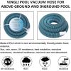 imageVINGLI AboveGround Swimming Pool Vacuum Hose 112Inch x 45Feet Blue30FT