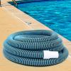 imageVINGLI AboveGround Swimming Pool Vacuum Hose 112Inch x 45Feet Blue55 FT
