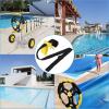 imageVINGLI Pool Cover Reel Set Pool Solar Cover Reel for Inground Swimming Pool Aluminum Solar Swimming Inground Cover Blanket Reel Upgrade 18 FeetClassic