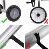 imageVINGLI Pool Cover Set 18 FT Solar Cover for IngroundOutdoor Swimming Pool Well Made Aluminum Blanket Reel Solar Cover Roller BlueGray