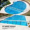 imageVINGLI Pool Reel Set 14 Feet Aluminum Inground Swimming Pool Solar Cover Blanket Reel RollerStandard