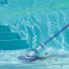 imageVINGLI Pool Vacuum Above Ground Indoor Outdoor Automatic Swimming Pool Cleaner Sweep Sweeper with 33FT Hoses Nave BlueNave Blue