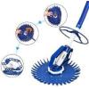 imageVINGLI Pool Vacuum Above Ground Indoor Outdoor Automatic Swimming Pool Cleaner Sweep Sweeper with 33FT Hoses Nave BlueNave Blue