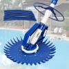 imageVINGLI Swimming Pool Vacuum Cleaner Automatic Sweeper Automatic Suction Vacuum with Ten Hoses and Two Yellow Diaphragms Blue