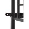 imageVINGLI 71 Inches Tall Loft Bed Twin Size with Flat Ladder Rung for Kids Teens Adults Heavy Duty Metal Single Bunk Bed Loft with Safety Guard Rails for Small Space BlackBlack