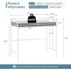 imageVINGLI 71 Inches Tall Loft Bed Twin Size with Flat Ladder Rung for Kids Teens Adults Heavy Duty Metal Single Bunk Bed Loft with Safety Guard Rails for Small Space BlackWhite