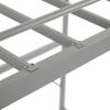 imageVINGLI 71 Inches Tall Loft Bed Twin Size with Flat Ladder Rung for Kids Teens Adults Heavy Duty Metal Single Bunk Bed Loft with Safety Guard Rails for Small Space BlackGrey