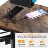 imageVINGLI Twin Loft Bed with LShaped Desk LED Lights Storage Shelves ampamp Drawers Charging Station Safety Guardrail ampamp Ladder Metal Frame for Kids Teens ampamp Adults No Box Spring Needed BlackBlack