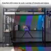imageVINGLI Twin Loft Bed with LShaped Desk LED Lights Storage Shelves ampamp Drawers Charging Station Safety Guardrail ampamp Ladder Metal Frame for Kids Teens ampamp Adults No Box Spring Needed BlackBlack