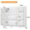 imageVINGLI 36Inch Medicine Cabinet with Lights Lighted Medicine Cabinet with Mirror Bathroom Vanity Mirror with StorageWall Mounted AntiFog Dimmable Light and Color Adjustment59quot D x 36quot W x 24quot H59D x 3599W x 24H