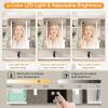 imageVINGLI 36Inch Medicine Cabinet with Lights Lighted Medicine Cabinet with Mirror Bathroom Vanity Mirror with StorageWall Mounted AntiFog Dimmable Light and Color Adjustment59quot D x 36quot W x 24quot H59D x 3599W x 24H