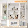 imageVINGLI 36Inch Medicine Cabinet with Lights Lighted Medicine Cabinet with Mirror Bathroom Vanity Mirror with StorageWall Mounted AntiFog Dimmable Light and Color Adjustment59quot D x 36quot W x 24quot H59D x 3599W x 24H