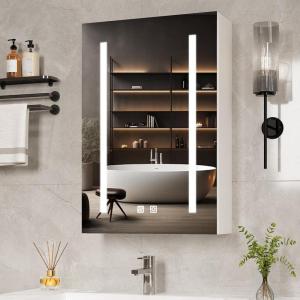 imageVINGLI 36Inch Medicine Cabinet with Lights Lighted Medicine Cabinet with Mirror Bathroom Vanity Mirror with StorageWall Mounted AntiFog Dimmable Light and Color Adjustment59quot D x 36quot W x 24quot H59D x 1575W x 236H