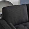 imageVINGLI 858quot Convertible Sectional Sofa with Deep SeatModern Button Tufted L Shape Sectional Couches for Living RoomSectional Sofas with Reversible Chaise Linen Fabric Black