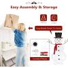imageVINGLI 4ft Lighted Christmas Snowman Outdoor Decorations Weather Proof Prelit Snowman Christmas Ornament Indoor Home Yard Decor Prelit 90 LED Lights with Stakes Secured