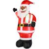 imageVINGLI Lighted Inflatable Christmas Tree Outdoor Decorations with 3 Gift Boxes 77ft Tall Christmas Blow Up Yard Decoration with Secure Stakes Electric Blower Fan for Indoor Outdoor Garden DecorBlack Santa Claus