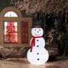 imageVINGLI Snowman Outdoor Christmas Decorations with 90 LED Lights Lighted Snowman with Top Hat Holiday Ornaments Yard Decor for Home Lawn and Front Yard4 FT4FT SnowmanBare Branches