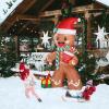 imageVINGLI Lighted Inflatable Christmas Tree Outdoor Decorations with 3 Gift Boxes 77ft Tall Christmas Blow Up Yard Decoration with Secure Stakes Electric Blower Fan for Indoor Outdoor Garden DecorGingerbread Man