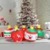 imageVINGLI Lighted Inflatable Christmas Tree Outdoor Decorations with 3 Gift Boxes 77ft Tall Christmas Blow Up Yard Decoration with Secure Stakes Electric Blower Fan for Indoor Outdoor Garden DecorFive Christmas Balls