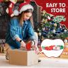 imageVINGLI Lighted Inflatable Christmas Tree Outdoor Decorations with 3 Gift Boxes 77ft Tall Christmas Blow Up Yard Decoration with Secure Stakes Electric Blower Fan for Indoor Outdoor Garden DecorFive Christmas Balls