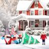 imageVINGLI Lighted Inflatable Christmas Tree Outdoor Decorations with 3 Gift Boxes 77ft Tall Christmas Blow Up Yard Decoration with Secure Stakes Electric Blower Fan for Indoor Outdoor Garden DecorGoblins Pulling a Christmas Tree