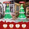 imageVINGLI Lighted Inflatable Christmas Tree Outdoor Decorations with 3 Gift Boxes 77ft Tall Christmas Blow Up Yard Decoration with Secure Stakes Electric Blower Fan for Indoor Outdoor Garden DecorChristmas Tree