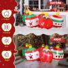 imageVINGLI Lighted Inflatable Christmas Tree Outdoor Decorations with 3 Gift Boxes 77ft Tall Christmas Blow Up Yard Decoration with Secure Stakes Electric Blower Fan for Indoor Outdoor Garden DecorFive Christmas Balls