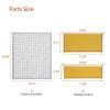 imageVINGLI 10 Frames Beehive Complete Beehive Kit Includes 1 Deep Boxes 1 Medium Box Frames and Waxed Foundations for Yard Field Bee Farm 2 Layer3 Layer