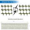 imageVINGLI 4x50 Feet Garden Netting Fence Multi Purpose Patio Safety Snow Leightweight Fencefor Dogs Chickens RabbitsGreen