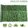 imageVINGLI Artificial Hedges Faux Ivy Leaves Fence Decorative Trellis Privacy Screen Mesh for Outdoor Decor Garden Yard 59quotx119quot