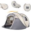 imageVINGLI Pop Up Camping TentWaterproof Automatic Setup Instant Family Tents for Camping Hiking ampamp Traveling 110 x 79 x 48 Grey