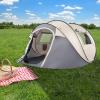 imageVINGLI Pop Up Camping TentWaterproof Automatic Setup Instant Family Tents for Camping Hiking ampamp Traveling 110 x 79 x 48 Grey