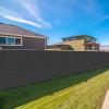 imageVINGLI 6 x 50 Black Privacy Fence Screen Shade Cloth Commercial Grade 190 GSM 90 BlockageHeavy Duty Windscreen Mesh Fence CoverBindings ampamp GrommetsCable Zip Ties Included