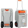 imageVINGLI Tote Tank 10 Gal 20 Gal Portable Wheeled FreshGreyBlack Water Tank for RVCamperOutdoor Activities Waste Transport Lightweight ampamp Easy Dumping66 Gal Grey