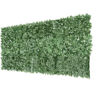 imageVINGLI Artificial Hedges Faux Ivy Leaves Fence Decorative Trellis Privacy Screen Mesh for Outdoor Decor Garden Yard 59x94quot