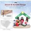 imageVINGLI Lighted Inflatable Christmas Decoration 7FT Nativity