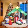 imageVINGLI Lighted Inflatable Christmas Decoration 7FT Nativity