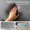 imageVINGLI Twin Size Daybed with 2 Storage Drawers and Pockets Chenille Fabric with Diamond Buttons Upholstered Comfy Sleeper Couch Sofa Bed for Living Room Movie Room Bedroom GrayChenille Gray