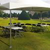 imageVINGLI 5 Pack White Plastic Folding Chair Indoor Outdoor Portable Stackable Commercial Seat with Steel Frame 350lb Capacity for Events Office Wedding Party Picnic Kitchen DiningBlack