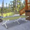 image:imageVINGLI Folding Camping CotOutdoor Portable Camp Bed Sleeping Cots with Carry Bag Green74x25 inch