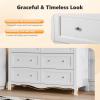 image:imageVINGLI VNGLI Mirrored Dresser 5 Drawers Modern Chest Mirrored Chest of Drawers Glass Dresser for Bedroom Dressing Room Living Room SilverWhite