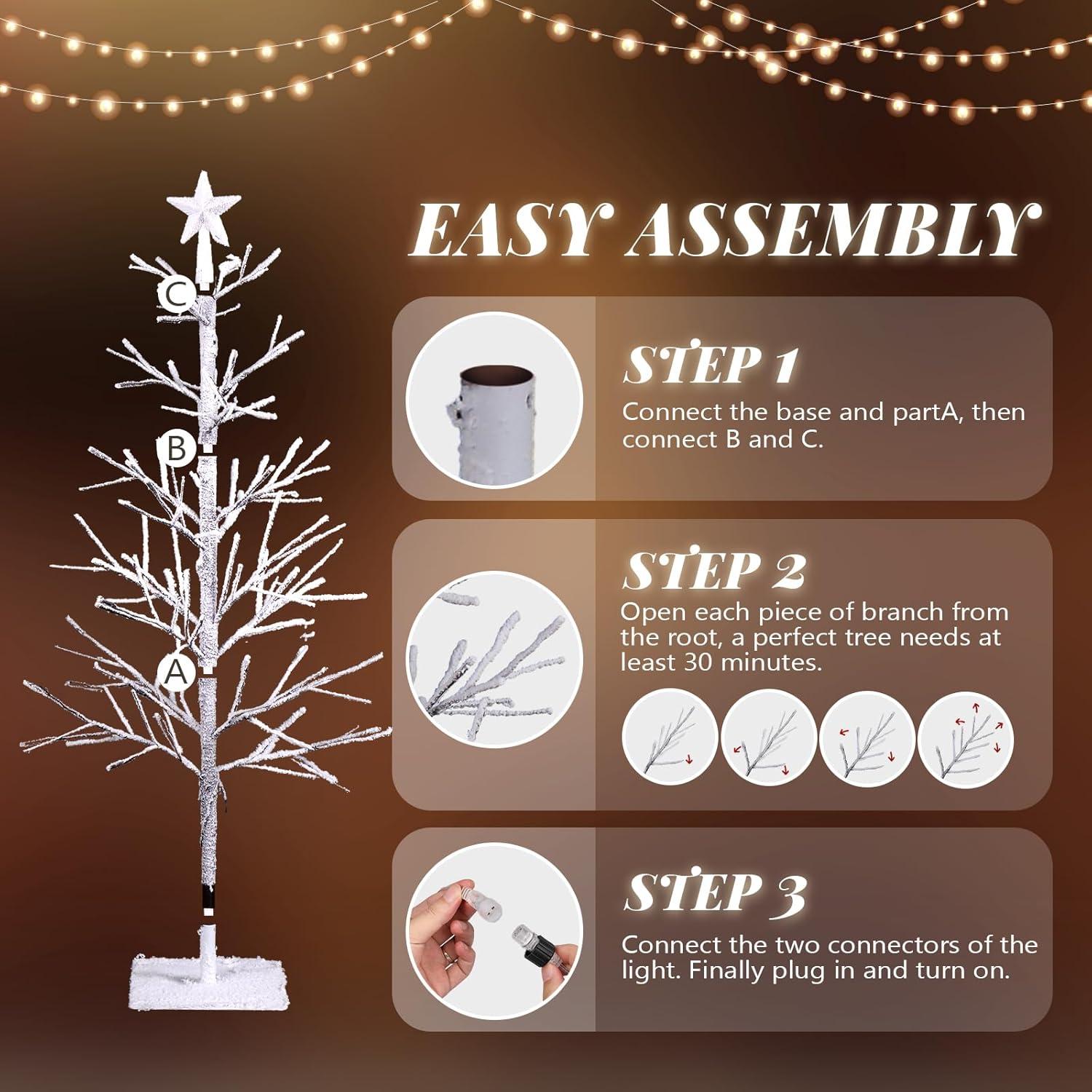 image:imageVINGLI 4ft Prelit Artificial Christmas Pine Tree with 80 Multicolor Lights Xmas Tree Holiday Party Decorations with Sturdy Metal Stand 8 Color Modes