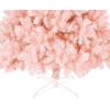 image:imageVINGLI 6 ft Green Unlit Artificial Christmas Pine Tree Small Xmas Tree Holiday Party Decoration with Sturdy Metal Stand Full 1050 Tips Branch for Indoor and OutdoorPink