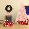 image:imageVINGLI 6 ft Green Unlit Artificial Christmas Pine Tree Small Xmas Tree Holiday Party Decoration with Sturdy Metal Stand Full 1050 Tips Branch for Indoor and OutdoorPink