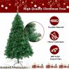 image:imageVINGLI 6 ft Green Unlit Artificial Christmas Pine Tree Small Xmas Tree Holiday Party Decoration with Sturdy Metal Stand Full 1050 Tips Branch for Indoor and OutdoorGreen