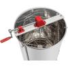 image:imageVINGLI 4 Four Frames Manual Crank Honey Extractor 304 Stainless Steel Beekeeping Pro Extraction Equipment Honeycomb Spinner Drum Honey Separator Commercial Honey Centrifuge with Adjustable Stands